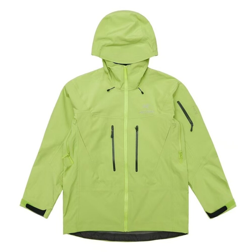 Arc'teryx Alpha SV 6 Green Gore-Tex Pro Waterproof Hiking Ski Hard Shell Jacket